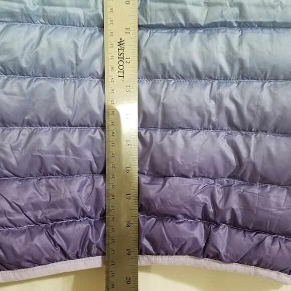 Eddie Bauer Girls 650 Down Packable Puffer Jacket Size Small (6/7) – Blue – New - Picture 5 of 13